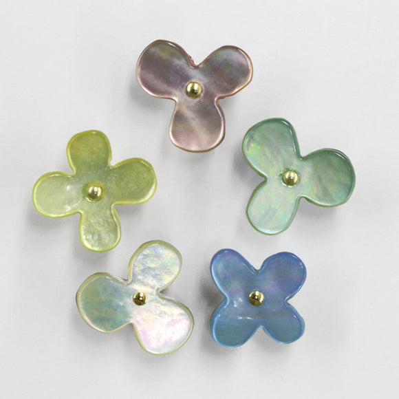 [ Cohana ] Flower Push Pin ( Mother-of-Pearl ) Assorted Box ( 45-108 )