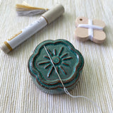 [ Cohana ] Awaji Kawara Magnetic Needle Rest with Needle Polisher ( for Sewing, 45-258, 45-259, 45-260, 45-261, 45-262 )