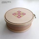 [ Cohana / Order product ] Magewappa Toolbox with Embroidery Hoop ( 45-071, 45-072, 45-073, 45-074 )