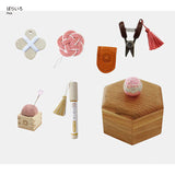 [ Cohana / Order product ] Hexagonal Temari Box Sewing Set ( 45-243, 45-244, 45-245, 45-246 )