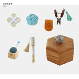 [ Cohana / Order product ] Hexagonal Temari Box Sewing Set ( 45-243, 45-244, 45-245, 45-246 )