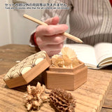 [ Cohana / Order product ] Asanoha Parquet,  Pencil Sharpener Box ( 45-142, 45-143 )