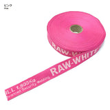 Tape with English, 2.4cm width, Price per 0.1m
