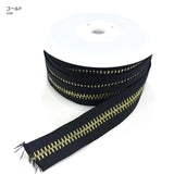 Tape with Zipper Pattern, 2.5cm width, Price per 0.1m
