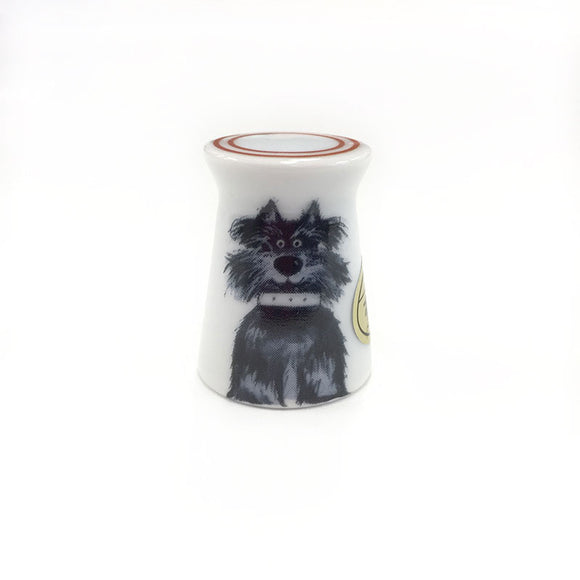 Arita Porcelain Thimble, Dog