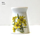 Arita Porcelain Thimble, Flower