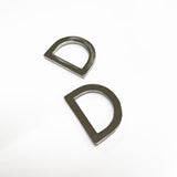 D-shaped Buckle, 2cm, Silever (2 pcs / set)