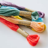 Embroidery Thread, COSMO No.25, Bundle