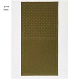 COSMO, Sashiko, hidamari, Pre-Printed Fabric, Linen blend, Kasuri (Splashed pattern)