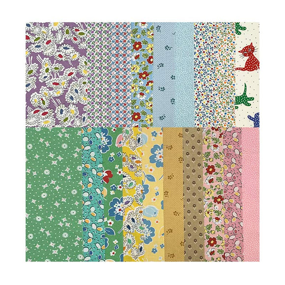 19 Print Fabric Set for Baby Quilt