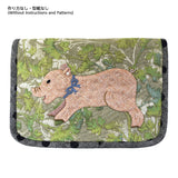 [ 40%OFF / SALE ] Pig Pouch (without instrcutions and patterns) in "Yoko Saito, Animal made from Fabric, Quilt Bag, Pouch, Tapestry"