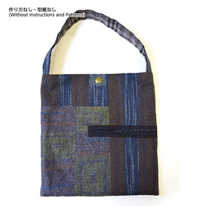 Stitched Bag (without instruction and pattern) in "Yoko Saito, My Precious Bag and Pouch"