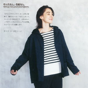 Short Hoodie (without instruction and pattern) in "Yoko Saito, Clothes and Bags to Make Every Day Fun"