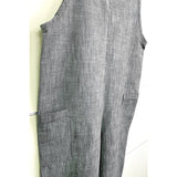 Overalls (without instruction and pattern) in "Yoko Saito, Clothes and Bags to Make Every Day Fun"