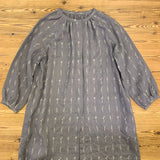 Front Open One-piece Dress with Raglan Sleeves "a" (without instruction and pattern) in "Yoko Saito, Clothes and Bags to Make Every Day Fun"