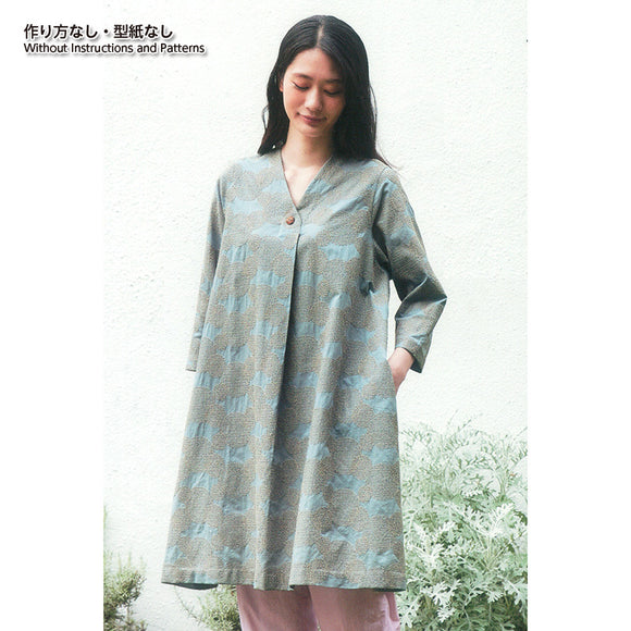 Basic Work, Tucked Tunic, Hand Sewing  (without instruction and pattern) in 