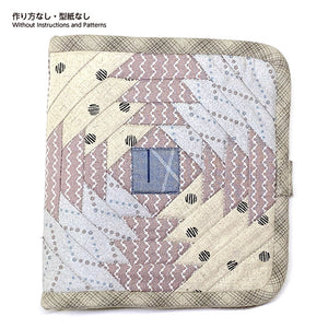 Pineapple Sewing Case (without instruction and pattern) in "Your First Patchwork, Yoko Saito's Traditional Patterns"