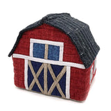3D Barn with Gambrel Roof (without instruction and pattern) in "Sutekini (Fantastic) Handmade, May, 2023 issue" - Monthly Quilt, Let's Build A Town with Houses