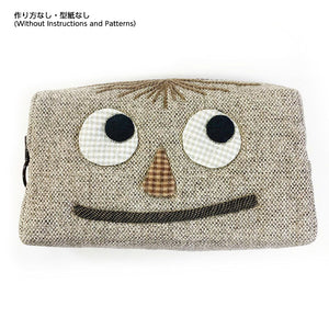 Face Pouch (without instruction and pattern) in "Yoko Saito, Small Quilt that Speak to You"