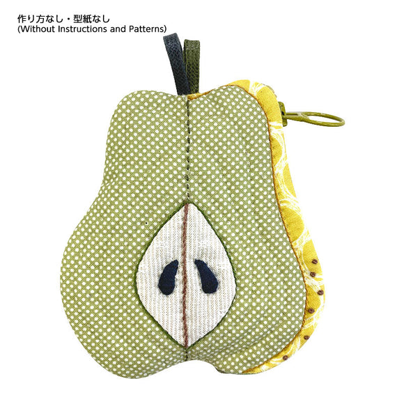 Pear Pouch (without instruction and pattern) in 