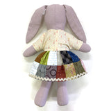 Stuffed Rabbit (without instruction and pattern) in "Yoko Saito, Small Quilt that Speak to You"