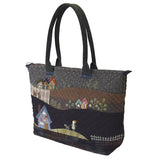 Zippered House Tote Bag