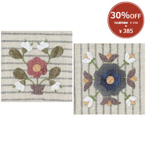 [ 30%OFF / SALE ] Kit of 2 Patterns for 6.5cm Wood Frame with Leg, Flower Vase and Bouquet
