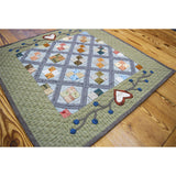 Four Patch Country Tapestry