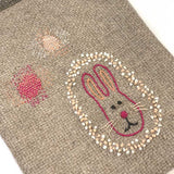 Wool Mini Bag (Rabbit) with Darning Thread