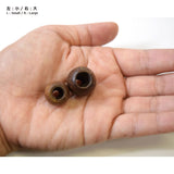 Joint, Wood Bead with Two Different Sized Holes, Large, 2 pieces / set ( JTWT-20 )