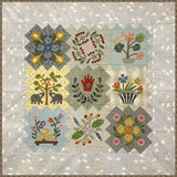 Pattern Sheet for Baltimore Applique Tapestry with Triangle Lattice 3
