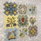 Baltimore Applique Tapestry with Triangle Lattice