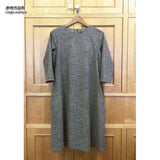 web20190627-01, Fabric for "One-piece Dress with Raglan Sleeve (Navy)", Price per 0.1m, Minimum order is 0.1m~ | Fabric
