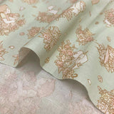 web20210325-01, Heidi, Girl of the Alps, Rose Bouquet, Price per 0.1m, Minimum order is 0.1m~ | Fabric