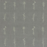 web20210414-02, Linen with Flower embroidery, (with Japanese instruction for Mask), Price per 0.1m, Minimum order is 0.1m~ | Fabric