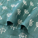 web20210610-01, Flower Embroidered Linen(100%) Fabric for Dress, Price per 0.1m, Minimum order is 0.1m~ | Fabric