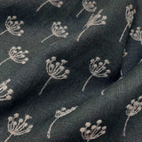 web20210610-01, Flower Embroidered Linen(100%) Fabric for Dress, Price per 0.1m, Minimum order is 0.1m~ | Fabric