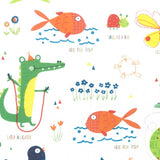 web20211125-03, USA Print Fabric, Moda, Later Alligator, Price per 0.1m, Minimum order is 0.1m~ | Fabric　
