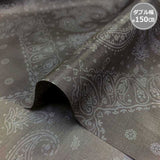 web20220128-03, Recommended for Eco Bag, Polyester Taffeta with Paisley Pattern, Price per 0.1m, Minimum order is 0.1m~ | Fabric