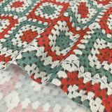 web20221006-04, USA Print Fabric, Moda, Christmas Fair Knit , Price per 0.1m, Minimum order is 0.1m~ | Fabric