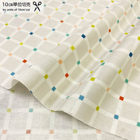 web20230311-06, USA Print Fabric, Moda, DELIVERED WITH LOVE GEOMETRIC PATTERN, Price per 0.1m, Minimum order is 0.1m~ | Fabric
