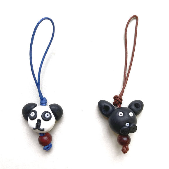 Kit of Zipper Pull Charm of Animal Bead (Japanese instructions only)