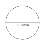 Circle Templates for English Paper Piecing (10mm-16mm)