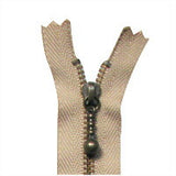 Ball Chain Zipper, Oxidized type, 12cm