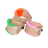 Clover, Leather Thimble Ring with Plastic Insert, 3pcs / set