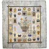 Full Sized Pattern Set of "Free Basket Tapestry" ( including English instruction )
