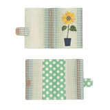 [ 50%OFF / SALE ] Seasonal Card Case, Sunflower (without instruction and pattern) in "Yoko Saito and Quilt Party, Our Favorite Quilt Bag and Pouch"