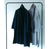 Long Cardigan c, Navy  (without instructions and patterns) in "Yoko Saito, Comfortable Clothes and Bags"