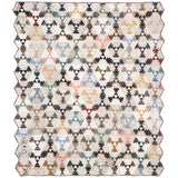 Hexagon Log Cabin Quilt (Japanese instruction only)