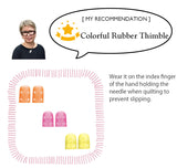 [ 20%OFF / SALE ] Clover, Colorful Rubber Thimble, 2pcs / set